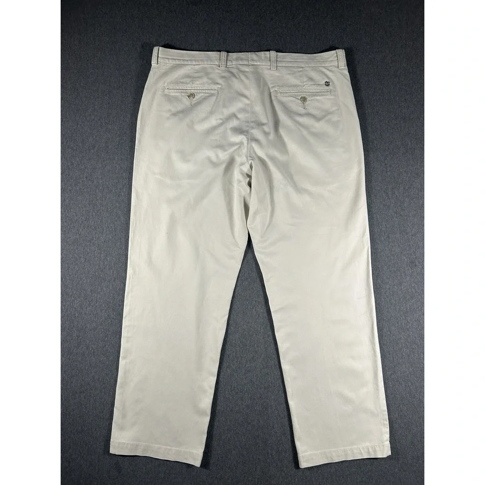 Tommy Bahama Boracay Flat‎ Front Chino Pants Khaki Beige Men's Size 38